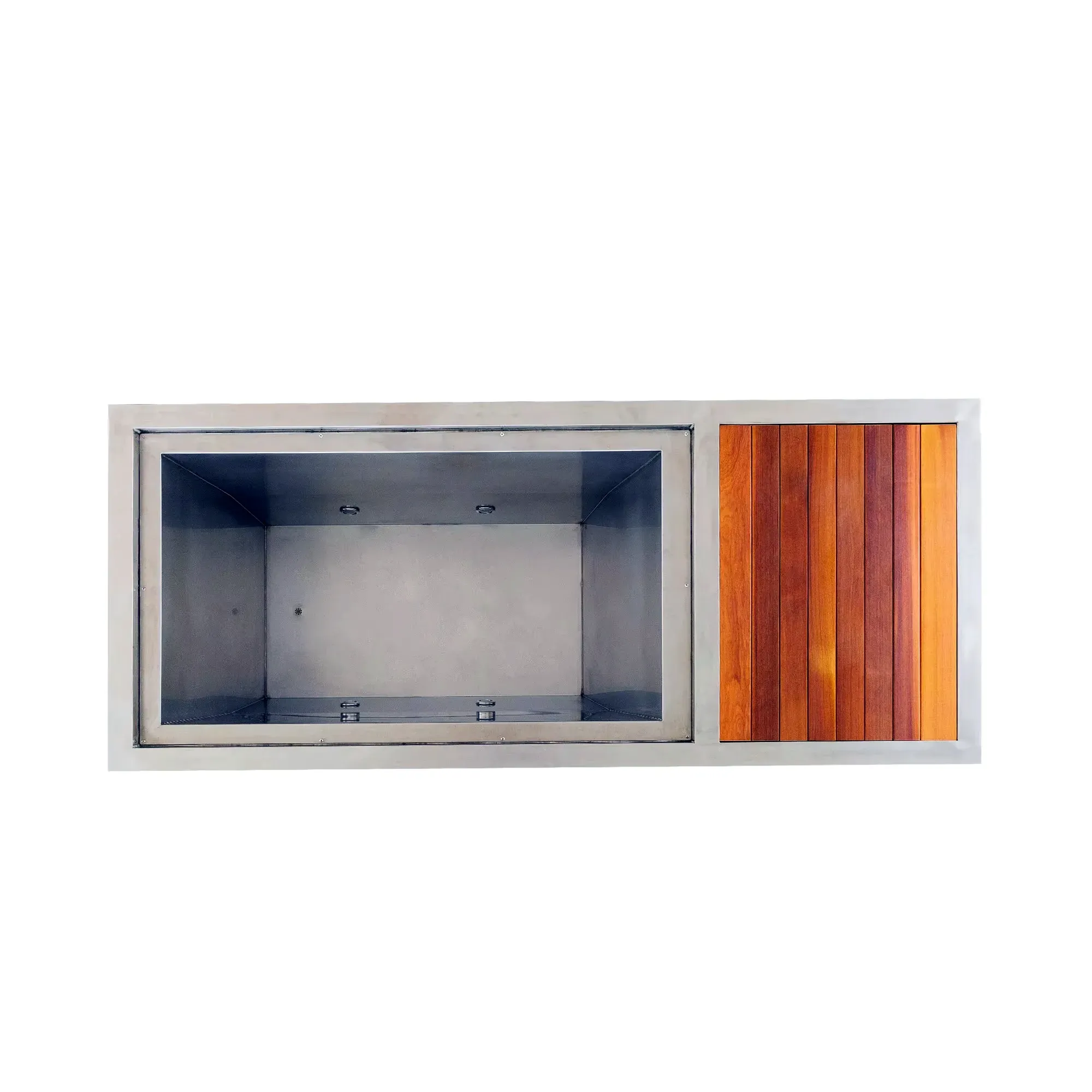 ICEMEND CA-04 commercial cold plunge top structure detail for B2B product review.
