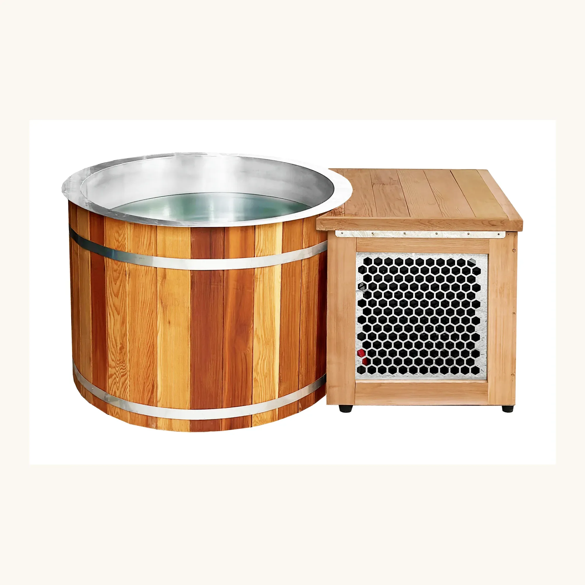 ICEMEND CS-O01 commercial cold plunge third main view for B2B model evaluation.