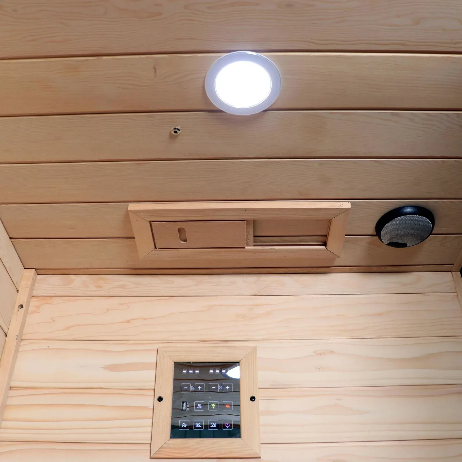 ICEMEND IIS-01 indoor sauna room detail view for project quotation discussion.