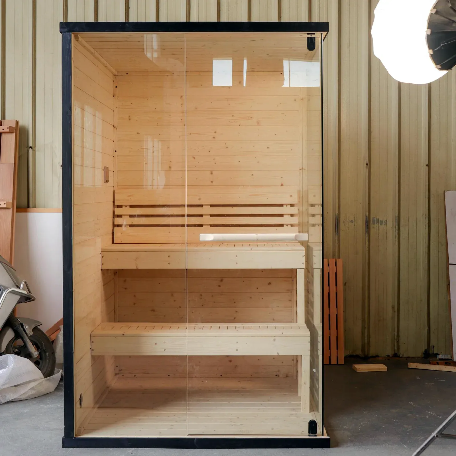 ICEMEND IIS-02 indoor sauna room detail product visual for commercial quote review.