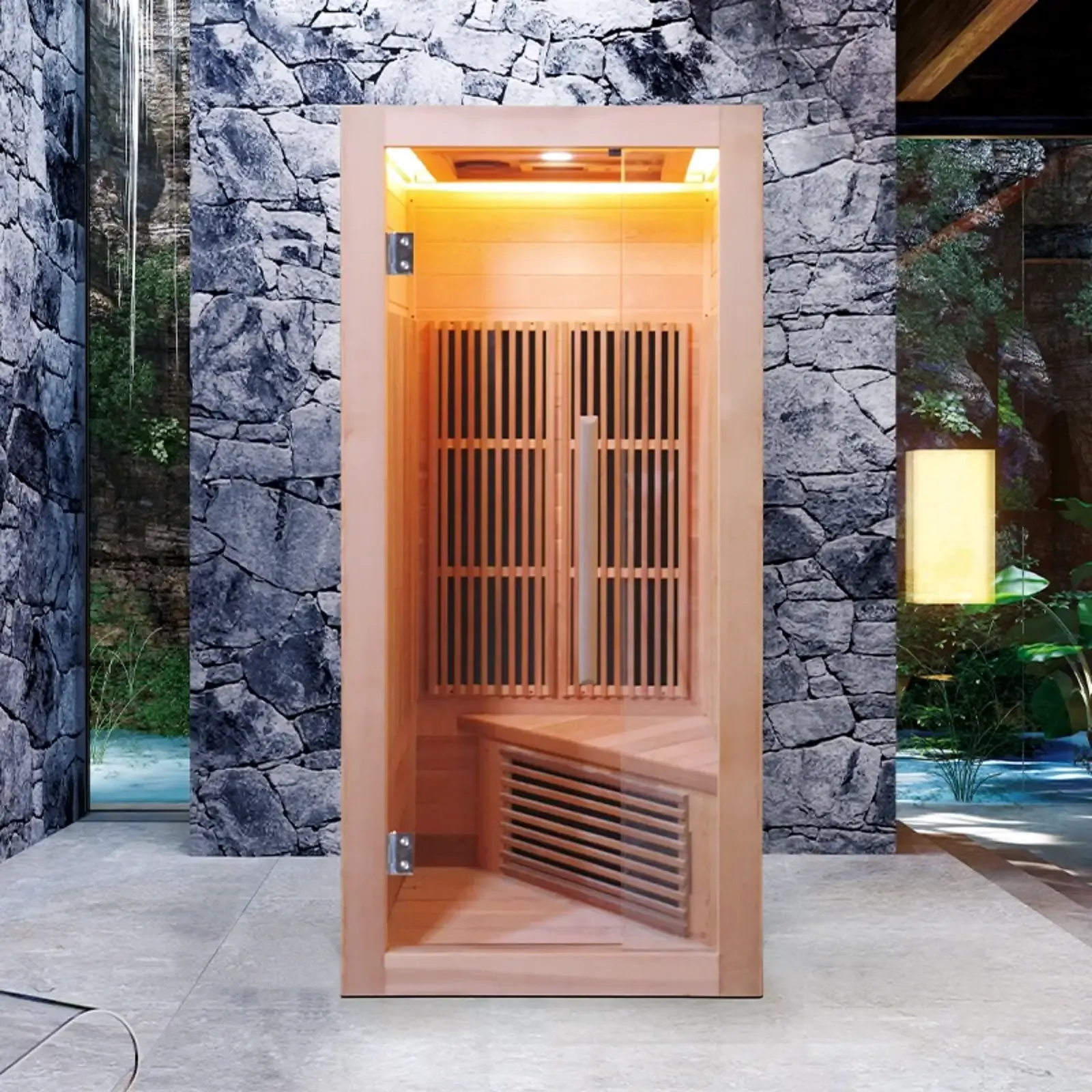 ICEMEND infrared sauna main visual for product-line quote planning.